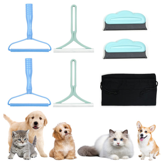 6 Pack Portable Pet Hair Remover, Portable Lint Roller for Hairball,Fuzz, Dust
